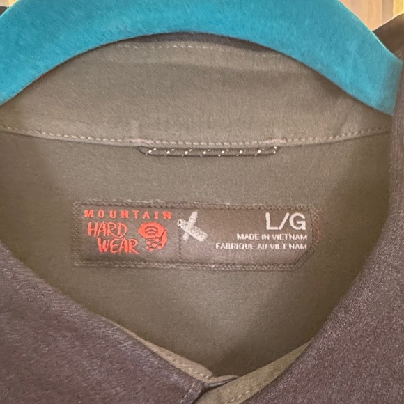 Dark Blue Button-Up denim Shirt - Picture 2 of 7